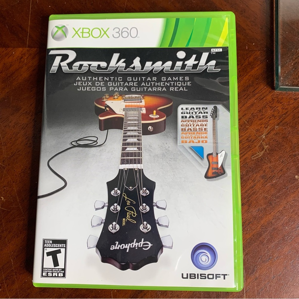 Xbox 360 Rocksmith Authentic Guitar Games Video Game